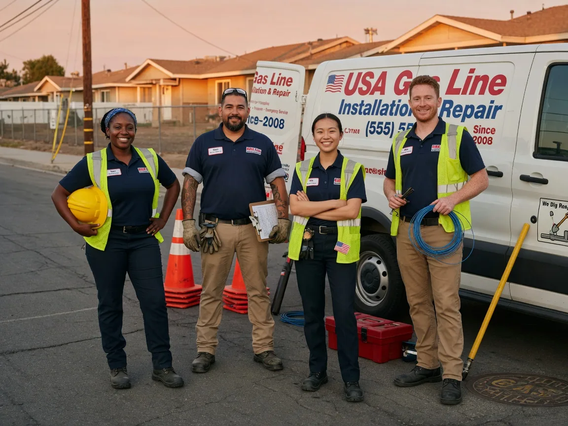 Gas Line Installation company in Hanna City, IL